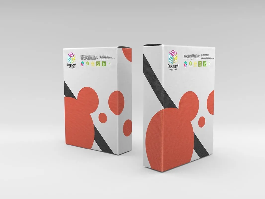 Customized Paperboard Boxes Mockup Design Service