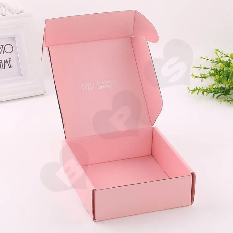 Double Side Printing Corrugated Box For Party Gift side view one
