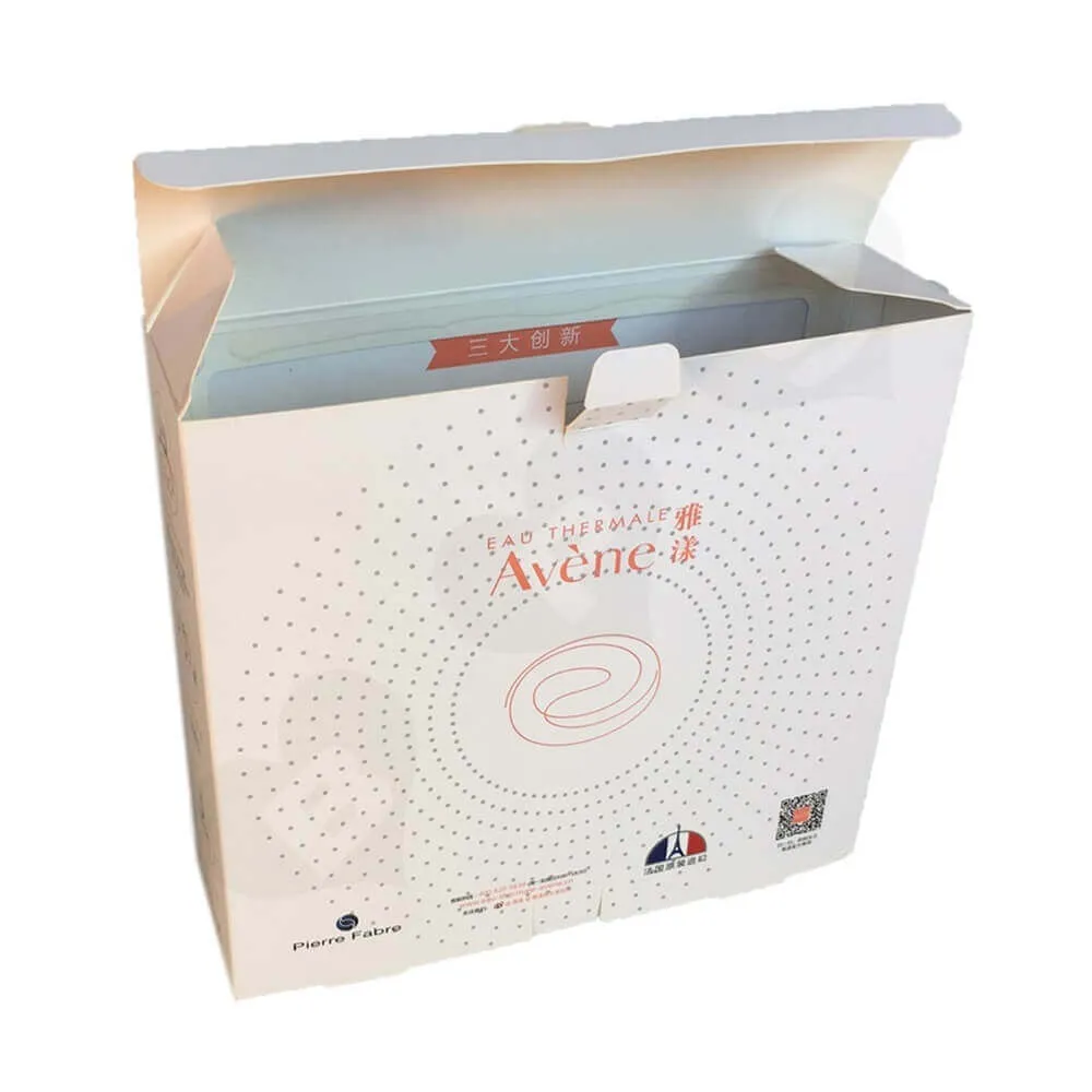 Facial Cleanser Paperboard Box clear plastic window patching (6)