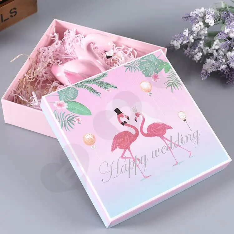 Fashion Wedding Gift Box For Furniture Upholstery side view three