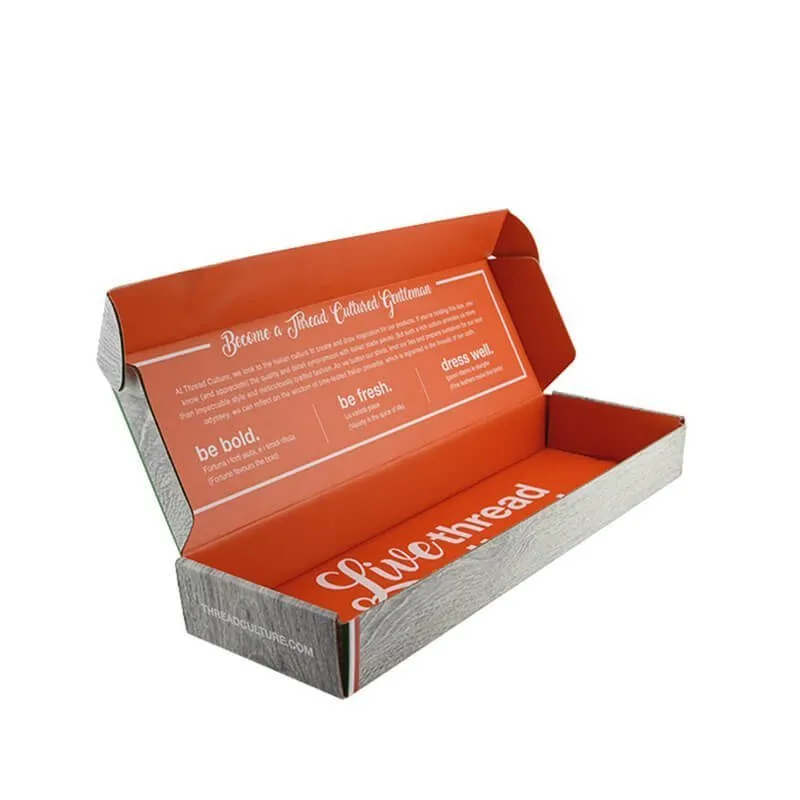 Fashion clothes packaging box