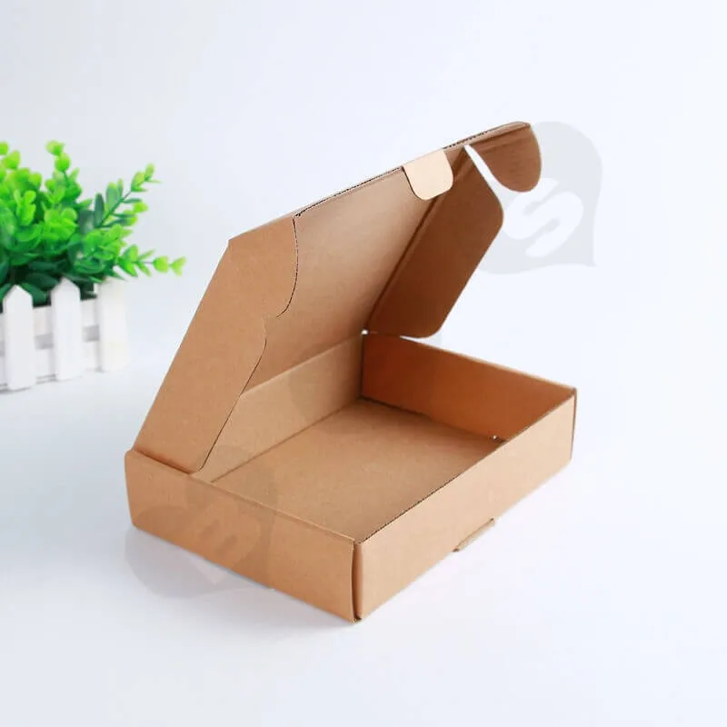 Flexo Printing Kraft Mailer Box For Electronic Products side view four