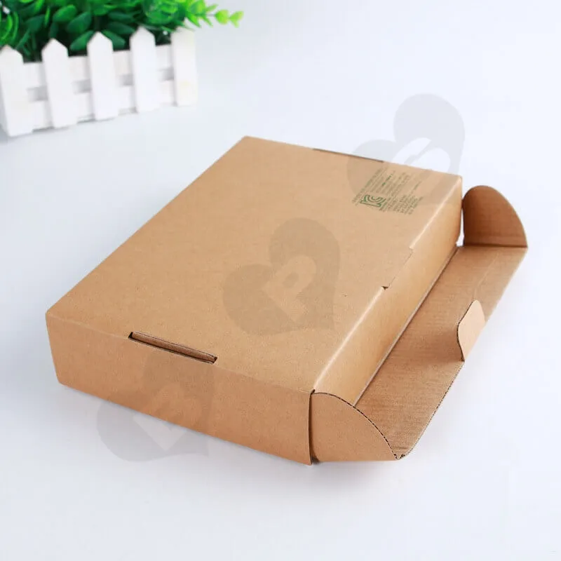Flexo Printing Kraft Mailer Box For Electronic Products side view two