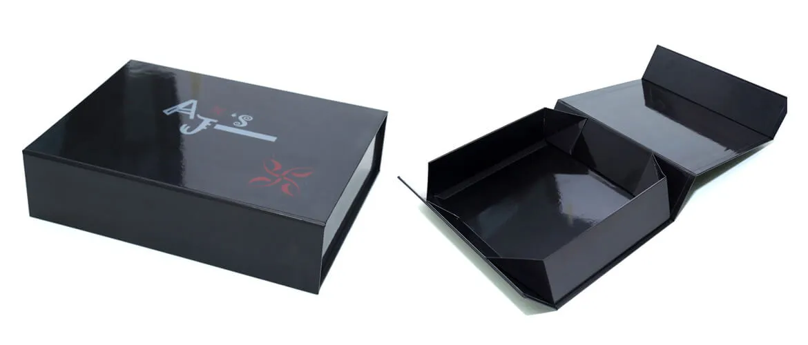 Foldable Magnetic Closure Box For Red Wine