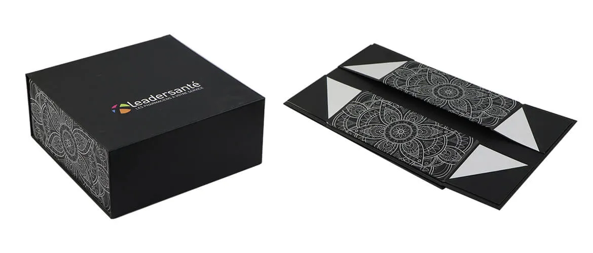 Gold Foil Stamping Megnetic Closure Jewelry Box