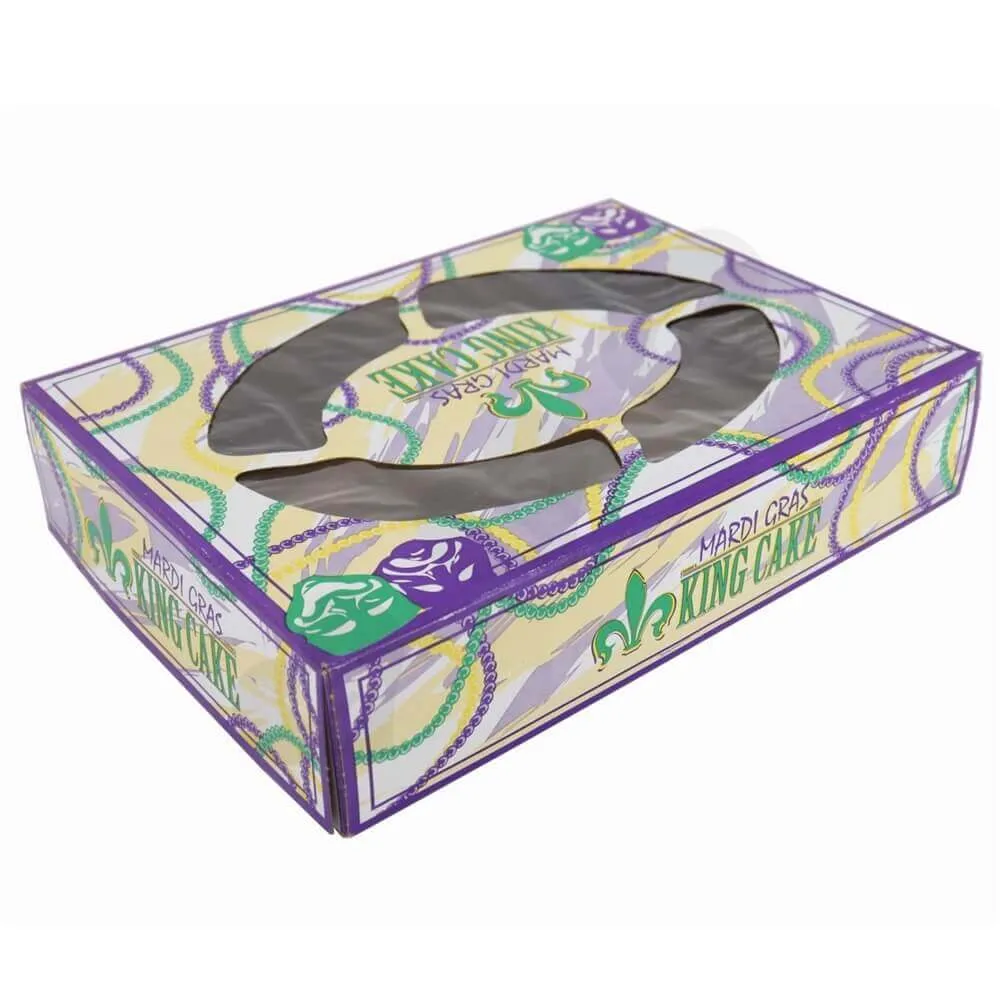 Foldable Paperboard Cake Box with Window side view two