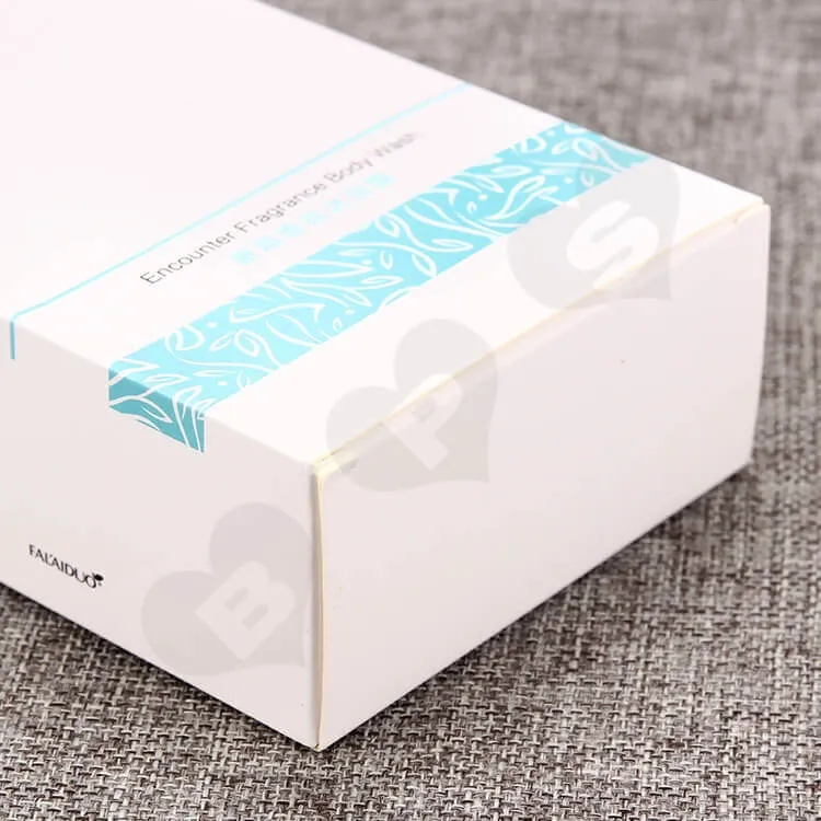 Fragrance Body Wash Packaging Box side view four