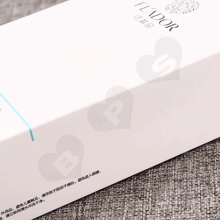 Fragrance Body Wash Packaging Box side view six