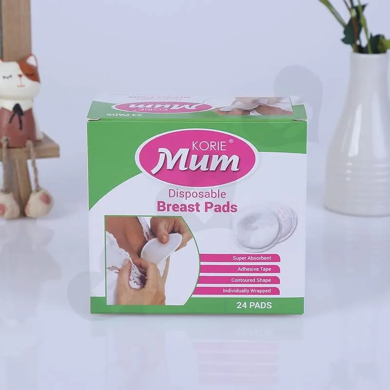 Full Color Printing Retail Box For Breast Pad side view five