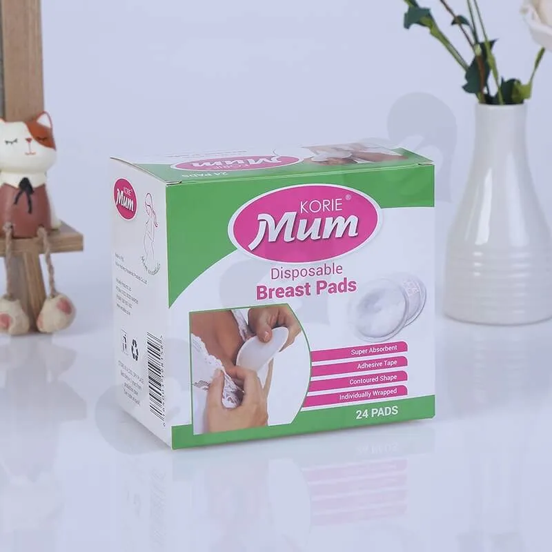Full Color Printing Retail Box For Breast Pad side view one