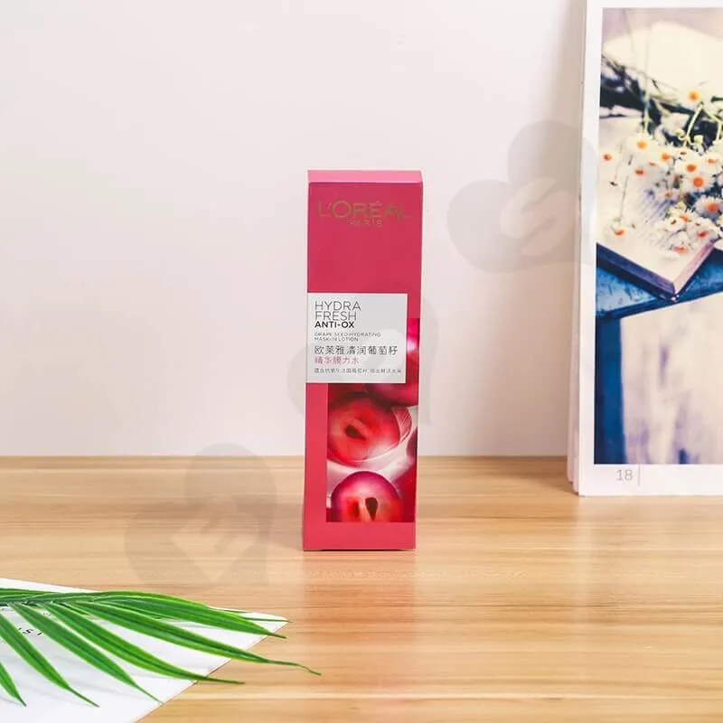 Glossy Cardboard Box For Exquisite Eye Liquid side view five