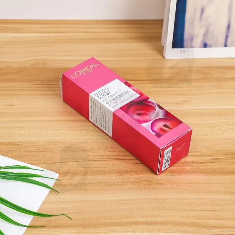 Glossy Cardboard Box For Exquisite Eye Liquid side view four