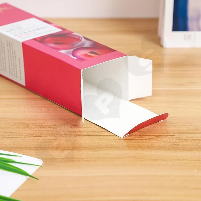 Glossy Cardboard Box For Exquisite Eye Liquid side view two