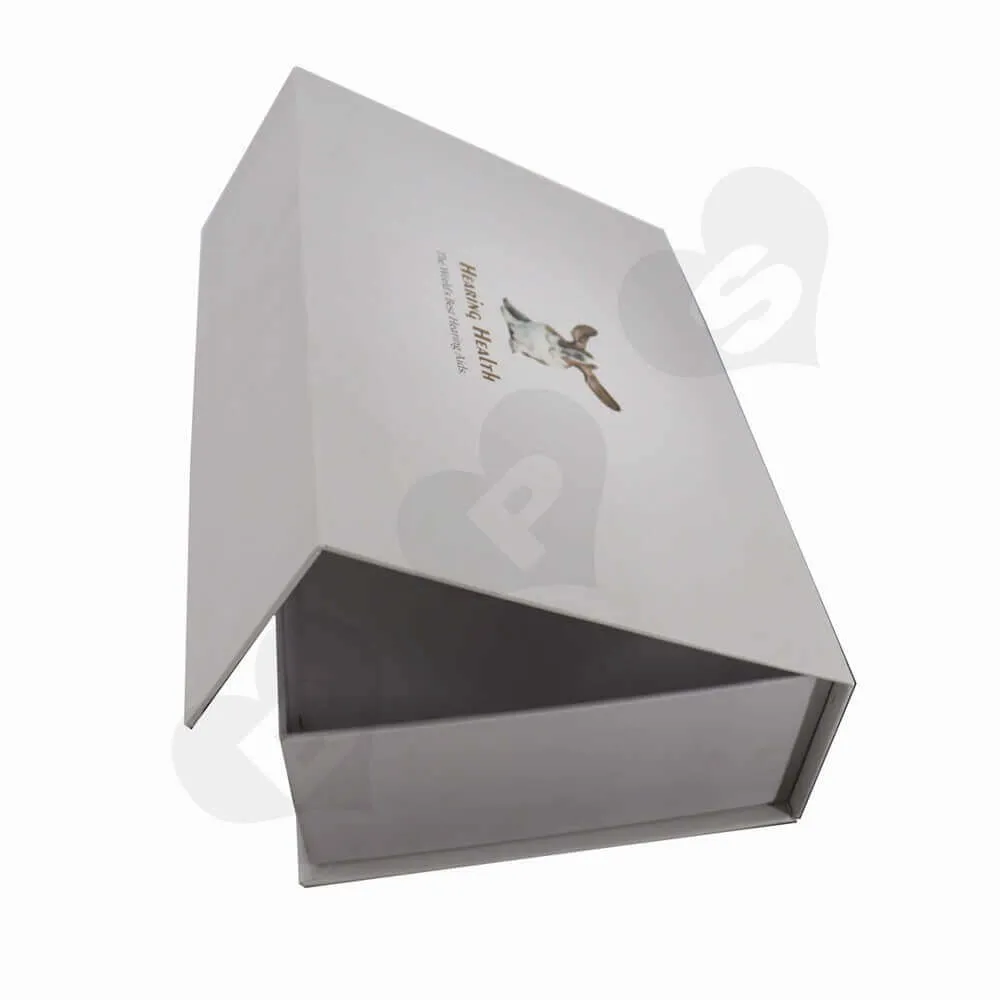 Hearing Aids Rigid Packaging Box side view three