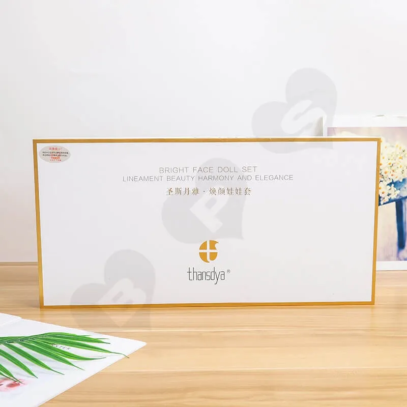 High Quality Gift Box For Bright Face Cream Set side view three