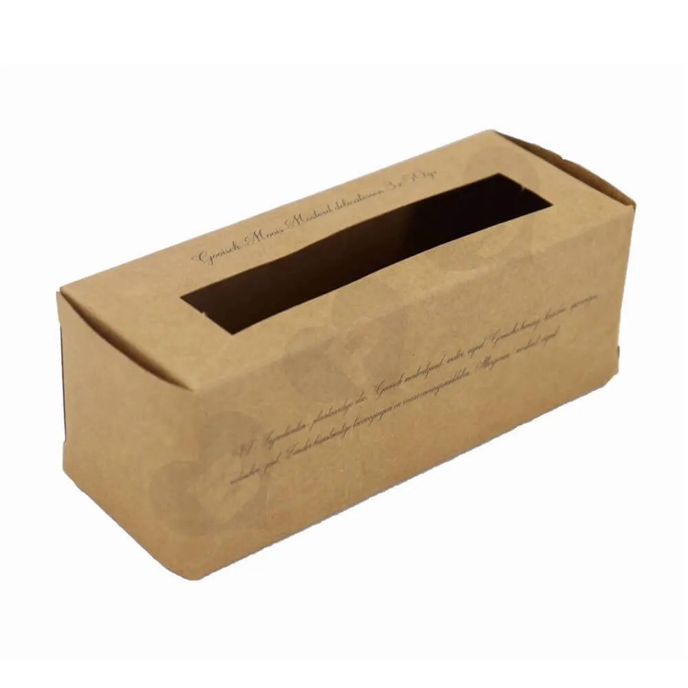Jar Kraft Paperboard Packaging box side view two