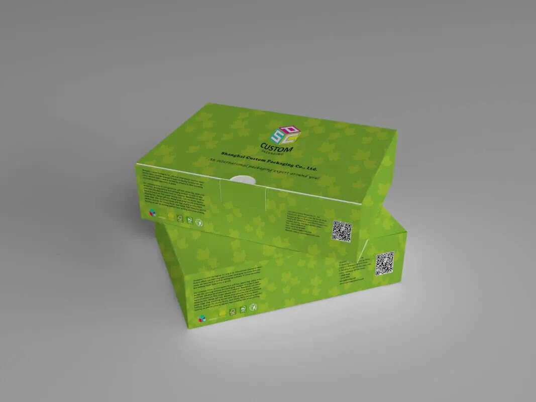 Kitchenware plate packaging box Mockup