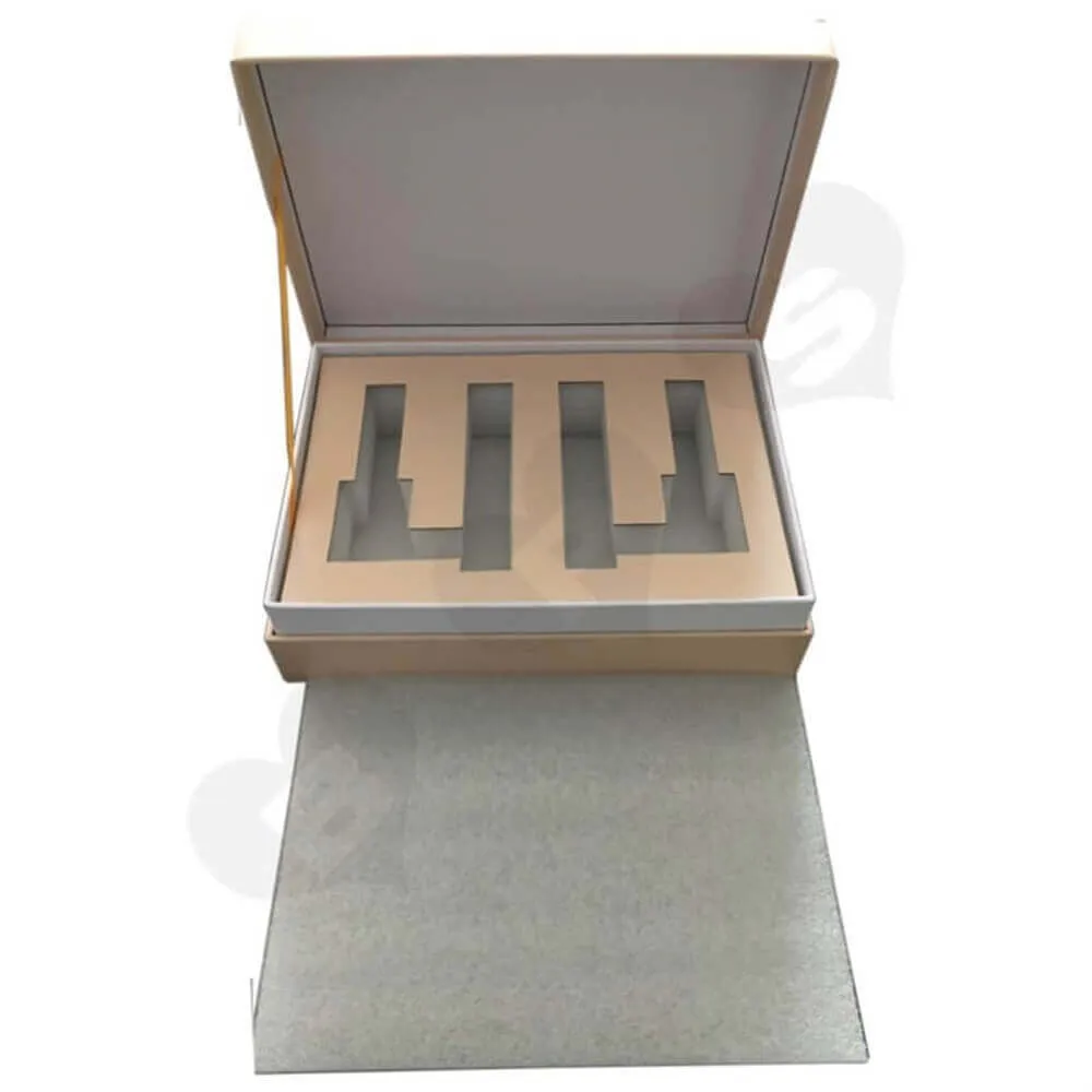 LED Bulb Rigid Gift Boxes Sideview Two