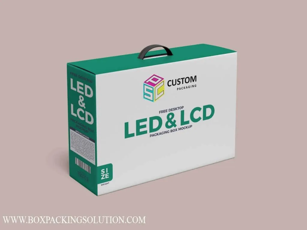 LED LCD Packaging Box Mock Up Customized Made