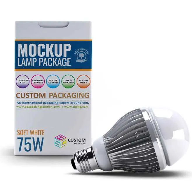 LED Paperboard Box Mock Up Service