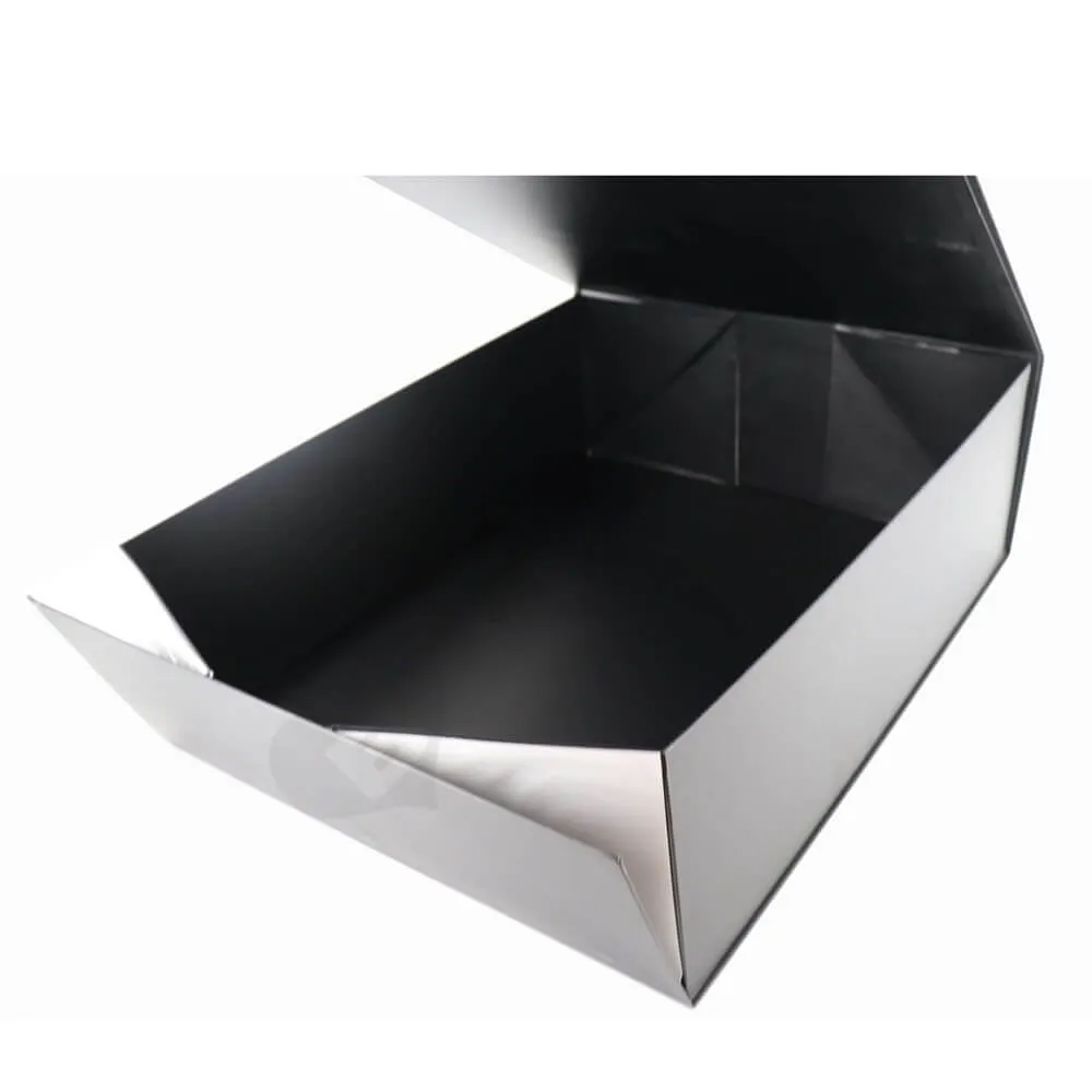 Large Apparel Rigid Gift Packaging Box side view two