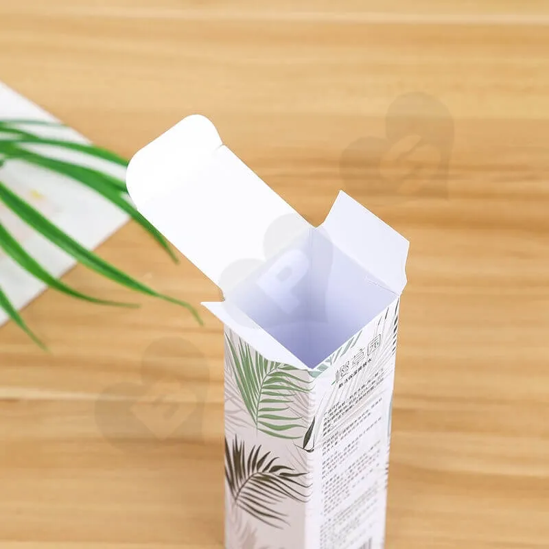 Luxury Cardboard Folding Box For Firming Lotion side view two
