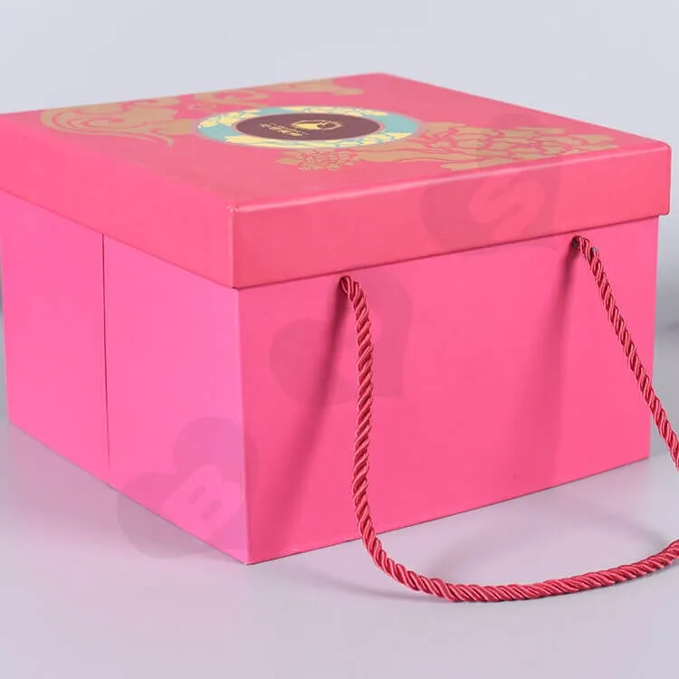 Luxury Chipboard Gift Box For Perfume side view four