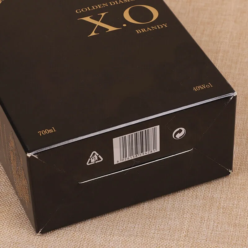 Luxury Custom Cardboard Wine Box side view five