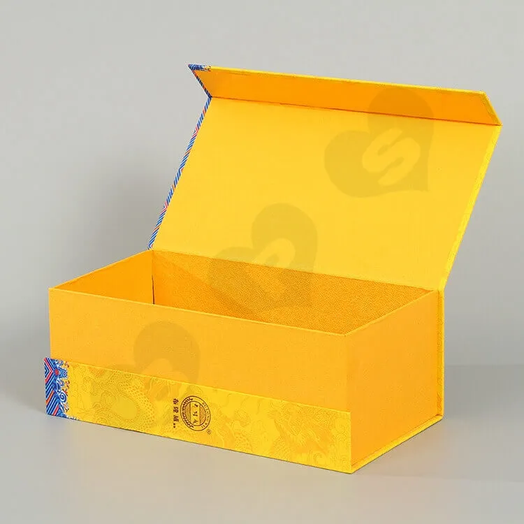 Luxury Double Side Printing Cardboard Box For Liquor side view five