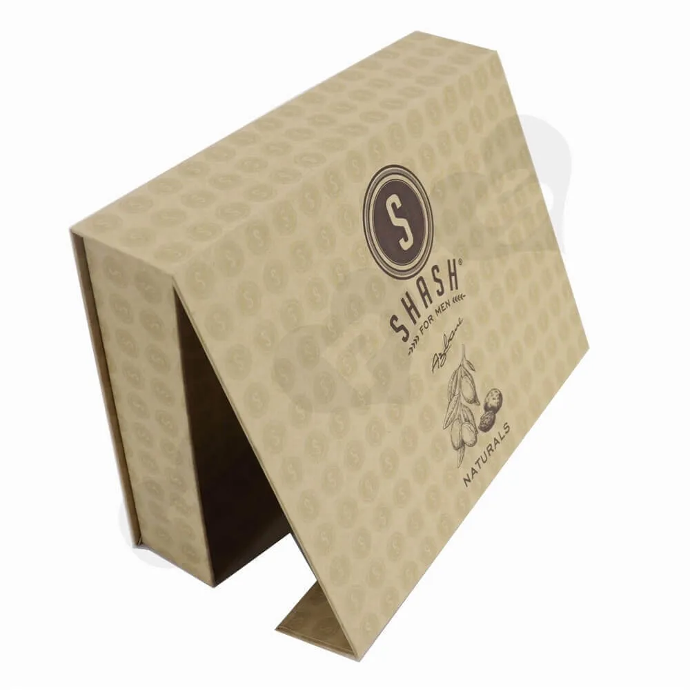 Luxury Essential Oil Box Double Side Printing side view three