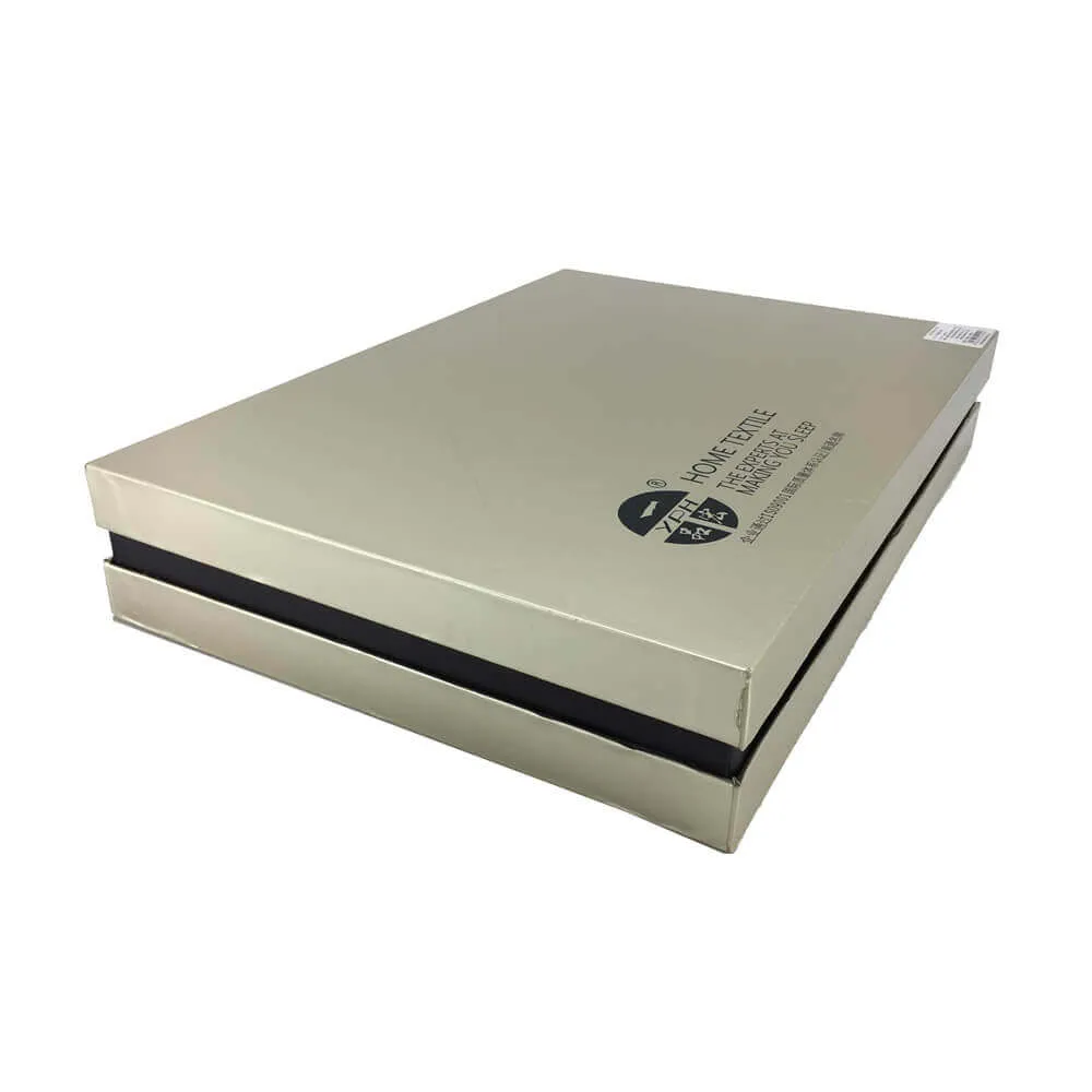 Luxury Home Textile Packaging Box Side View Four