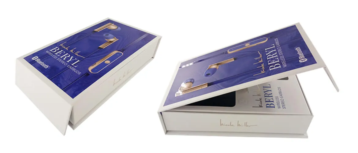 Magnetic Closure Rigid Box For Earphone