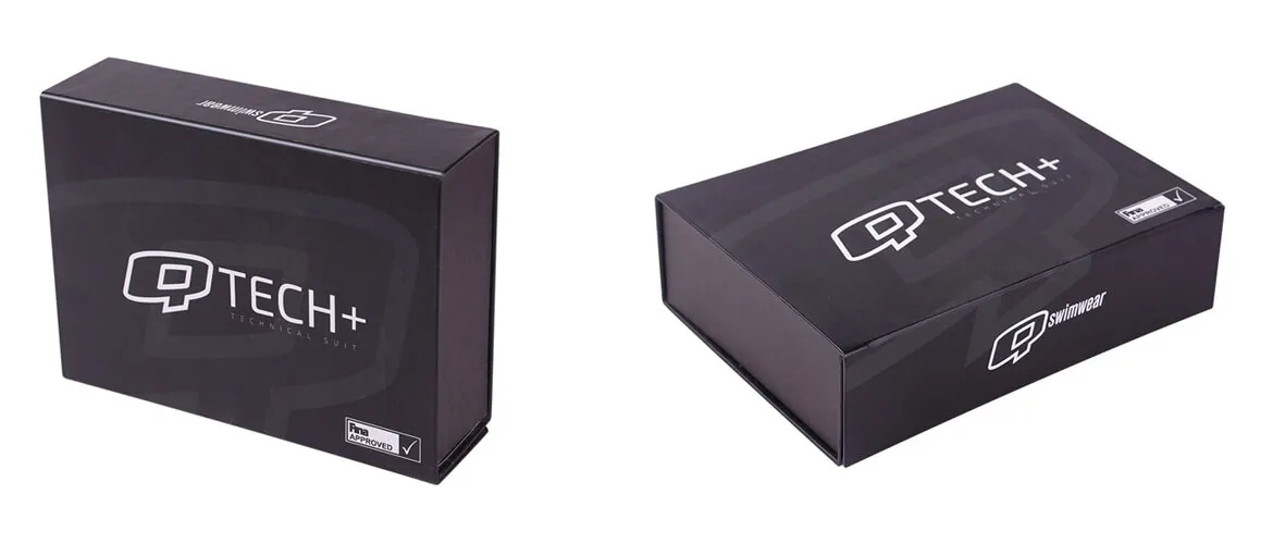 Matt Black Laminated Magnetic Closure Box For Swimwear