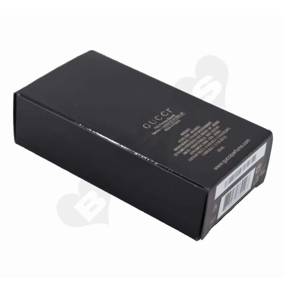 Matt Black Men's Perfume Box with Silver Stamping and Embossing side view five