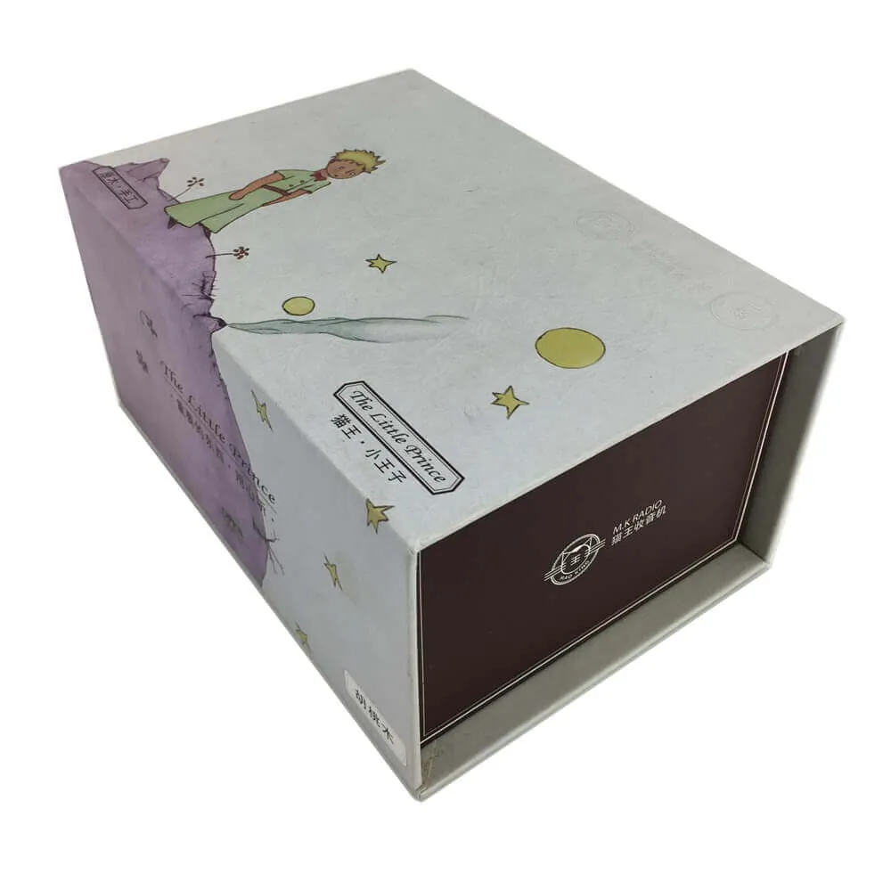 Portable Speaker Rigid Box Packaging sideview one