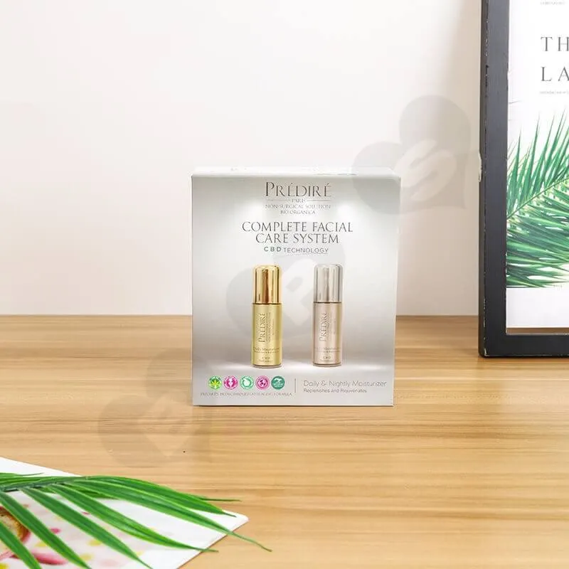 Printed Cardboard Box For Complete Facial Care System side view six