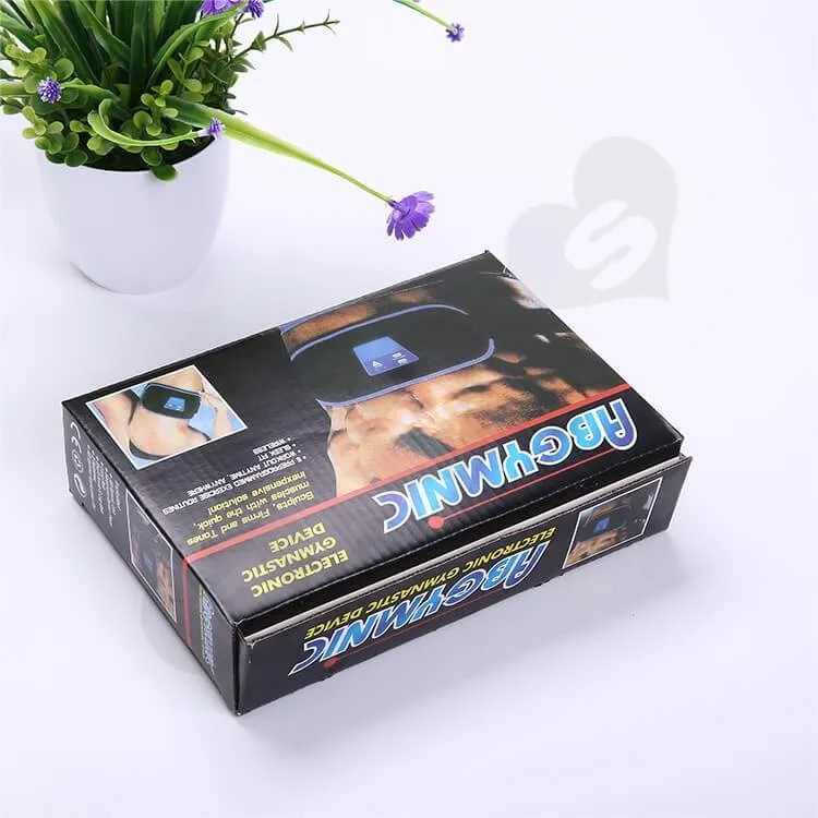 Printed Corrugated Box For Electronic Gymnastic Device side view four