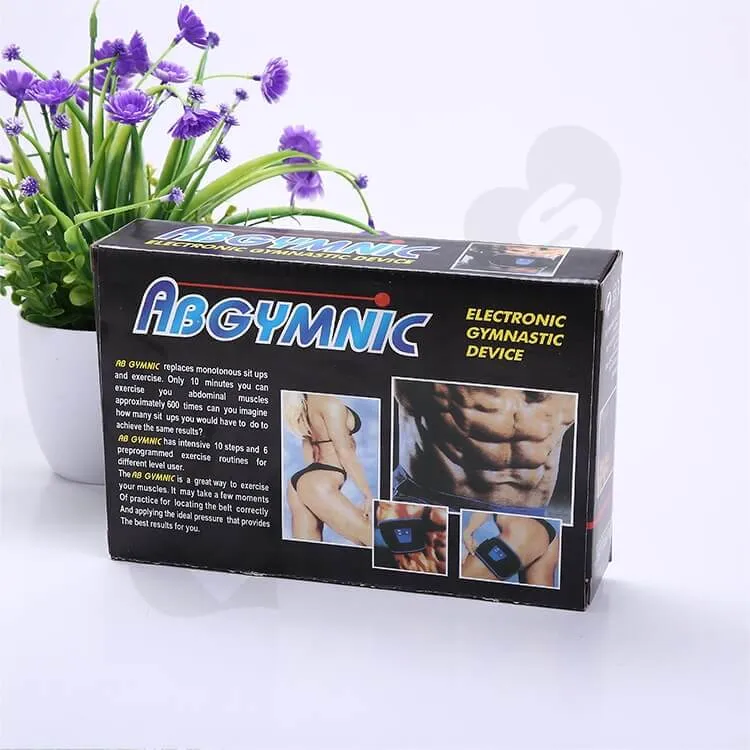 Printed Corrugated Box For Electronic Gymnastic Device side view one