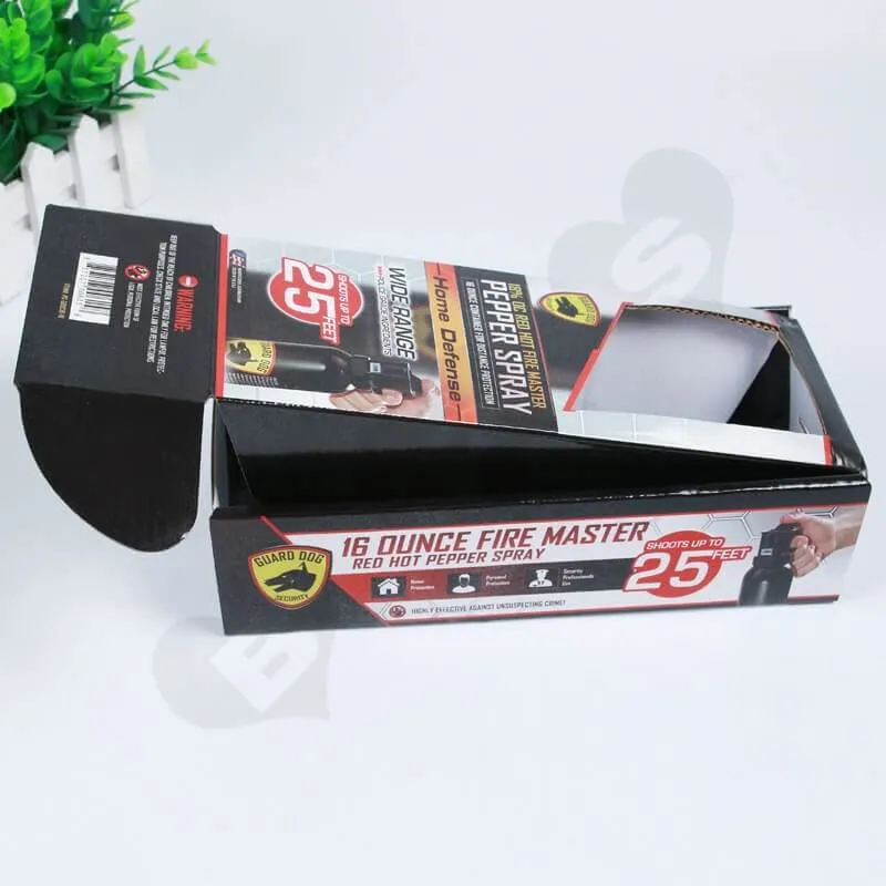 Printed Corrugated Box For Hot Pepper Spray side view two