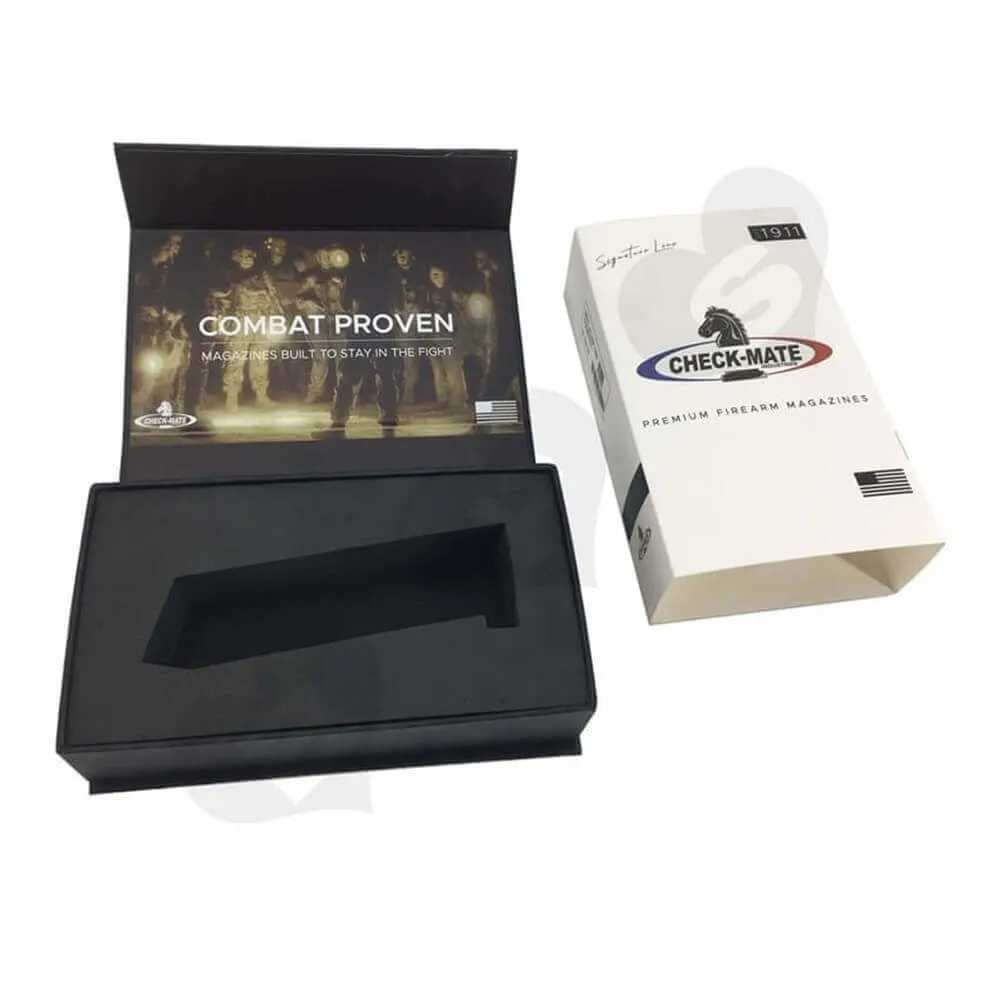 Printed Magazine Packaging Box with Sleeve Sideview Five