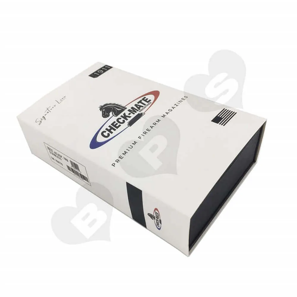 Printed Magazine Packaging Box with Sleeve Sideview One