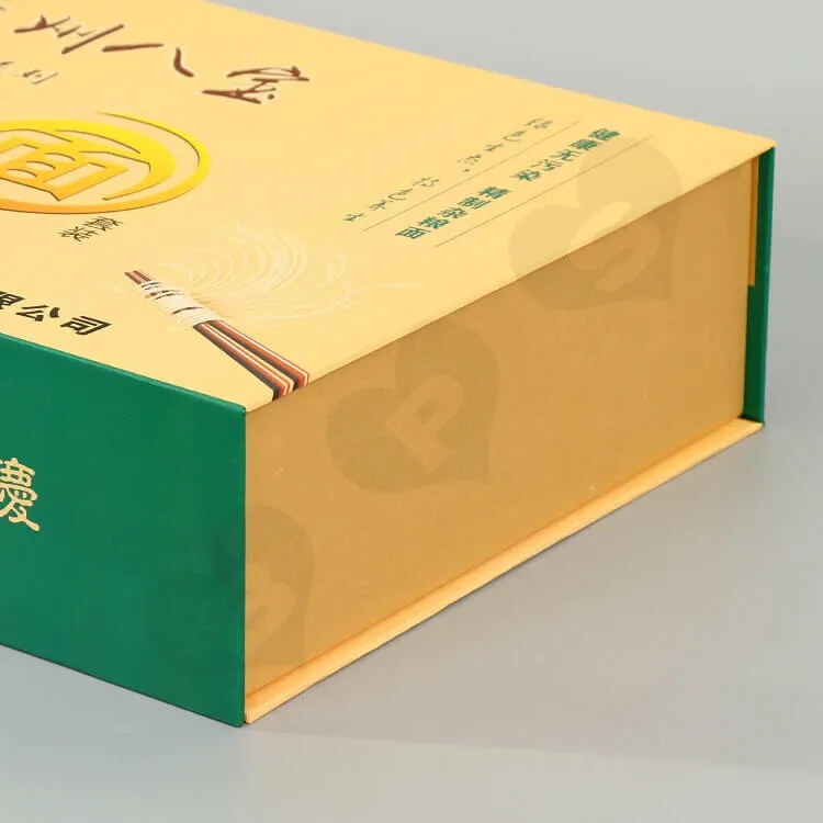 Printed Magnetic Closure Box For Noodles side view five