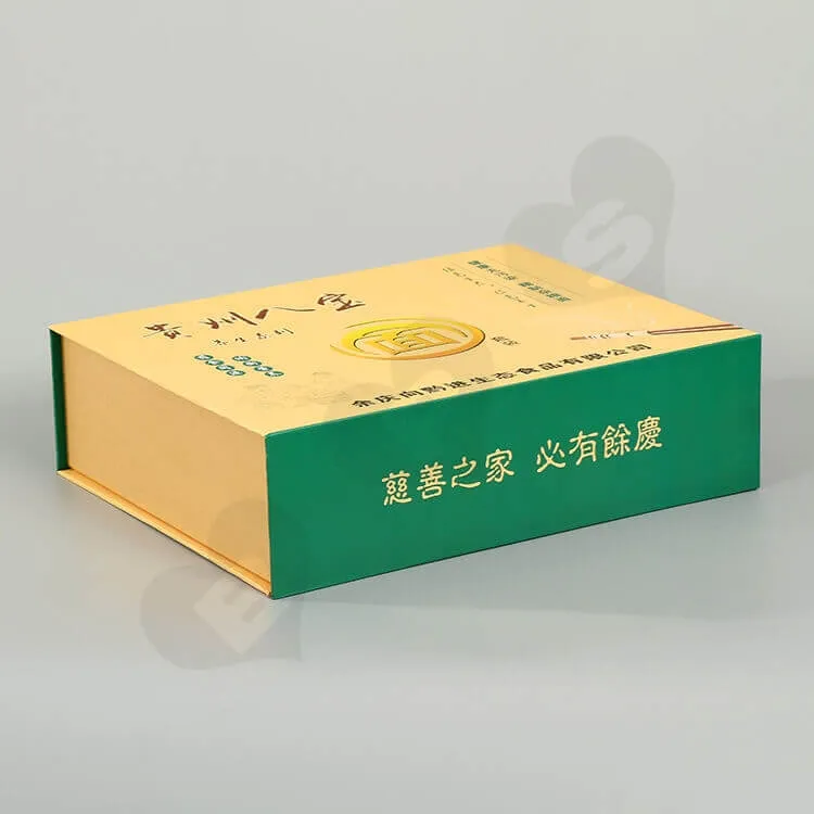 Printed Magnetic Closure Box For Noodles side view two