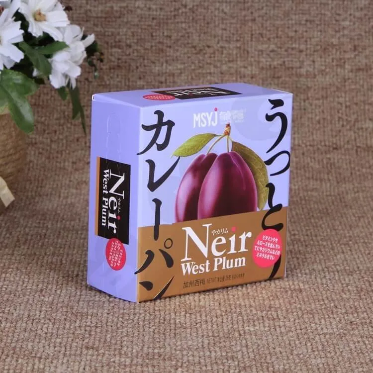 Printed Retail Cardboard Box For Dry Nuts And Fruits side view four