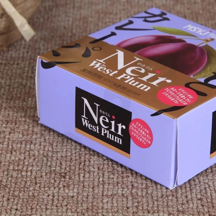 Printed Retail Cardboard Box For Dry Nuts And Fruits side view two