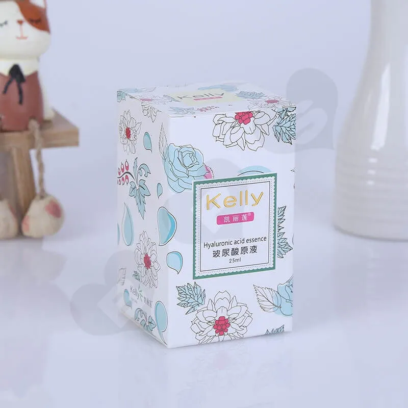 Printed Tuck End Cosmetic Packaging Box side view four