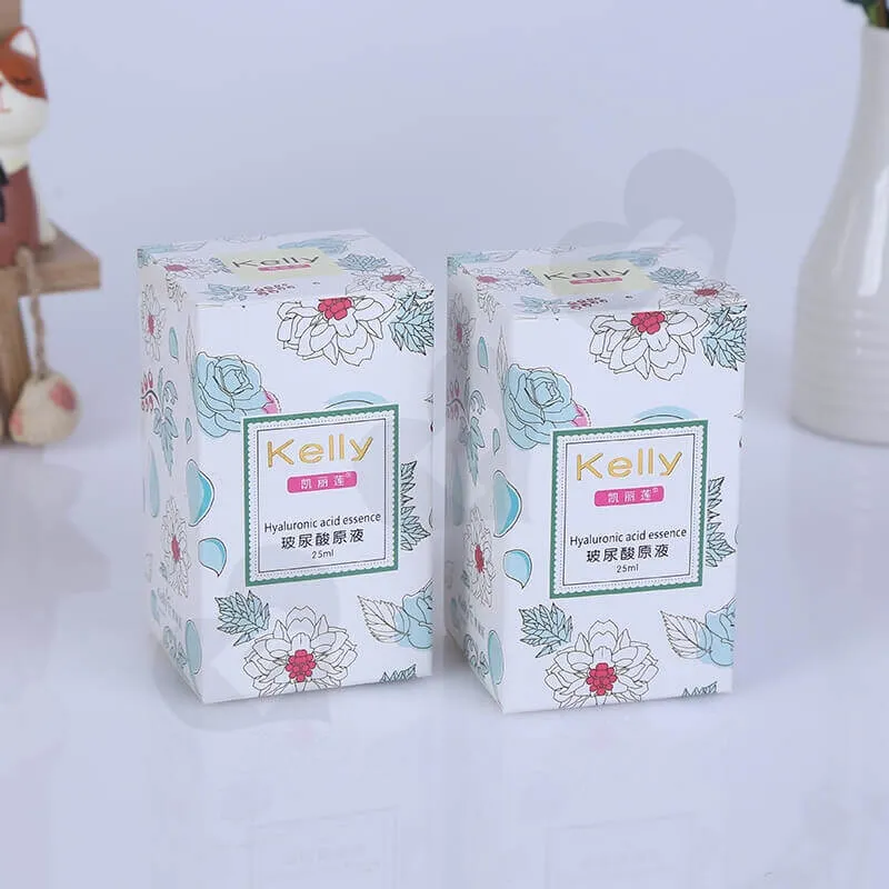 Printed Tuck End Cosmetic Packaging Box side view one