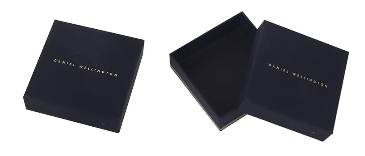 Printed cardboard telescope packaging box for belt packing