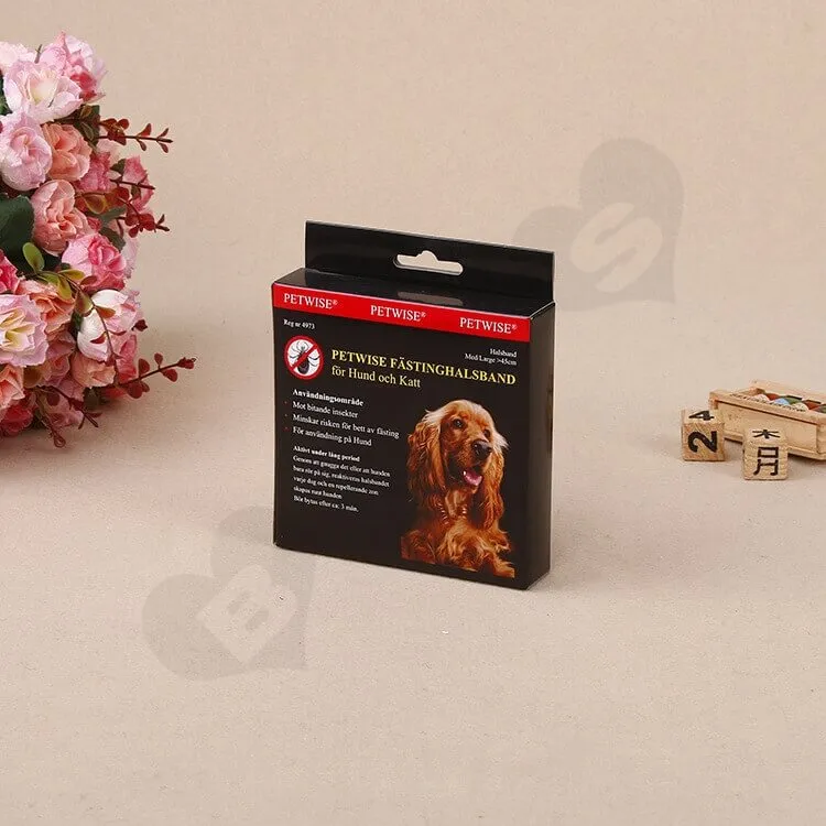Retail Box For Pet Fasting Halsband side view one