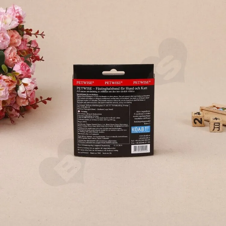 Retail Box For Pet Fasting Halsband side view seven
